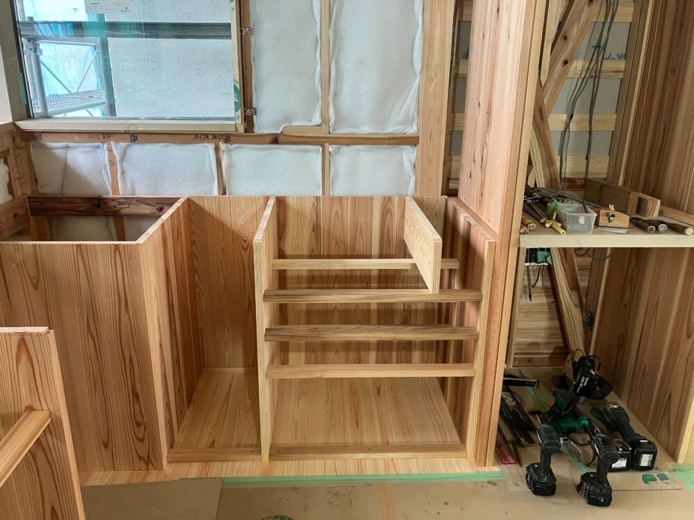 造作キッチンのつくりかた